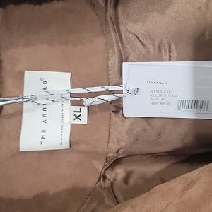 Give to your loved ones THE ARRIVALS Women's wool and leather jacket z XL